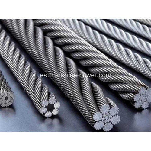 Cuerda de alambre de acero recubierta para la venta